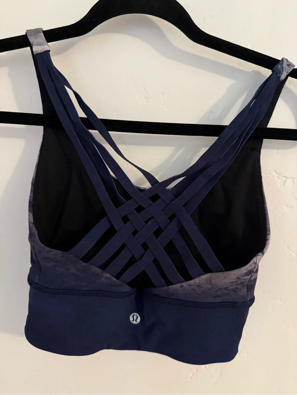 Lululemon Printed Purple Marble Sports Bralette